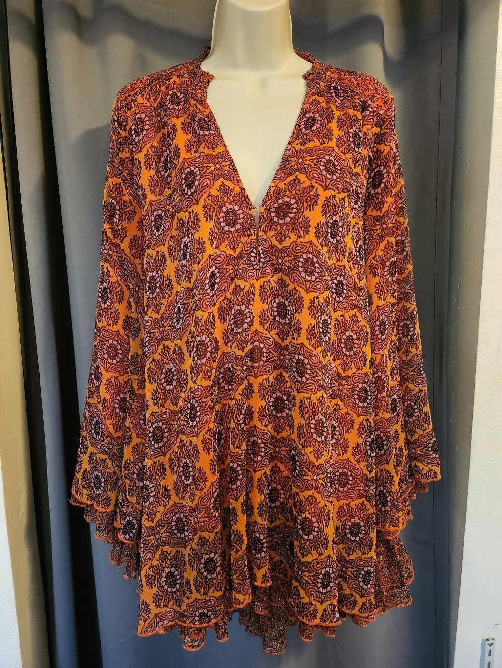 Free People Gabi Tunic Trapeze Dress Size S